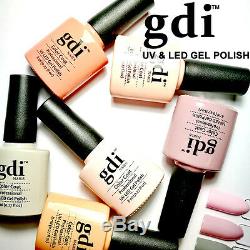 Brand New, GDi Nails Nude Pastel Colours Range UV LED Gel Nail Polish, Free Post