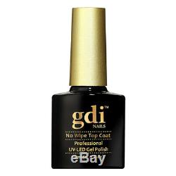 Brand New gdi Nails 15ml No Wipe Top Coat UV/LED Gel Nail Polish, Free Post