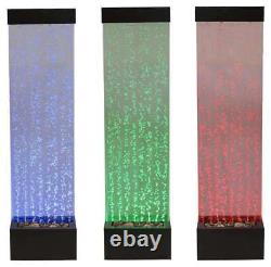 Bubble Water Wall with Colour Changing LEDs Indoor Use by Fluid