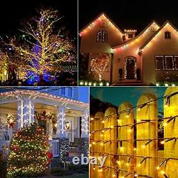 COLCOW Color Changing Christmas String Lights Outdoor Indoor 174ft 500 LED Wa