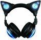 Cat Ear Headphones Led Function Wireless Color Changing Axent Wear Near Mint