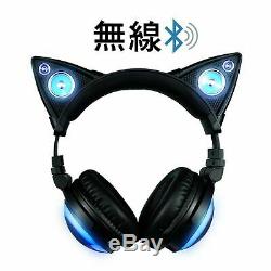 Cat Ear Headphones LED High Function Wireless Color Changing AXENT WEAR New