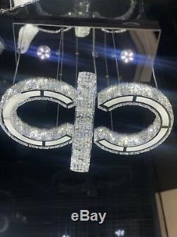 Cc Crystal Chandlier With Remote Controll And Colour Changing And Dimmable