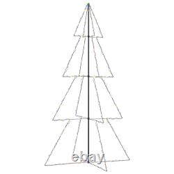 Christmas Cone Tree LED Xmas Tree Decoration Home Holiday Ornament vidaXL