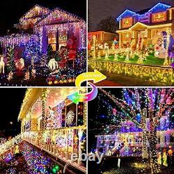 Christmas Lights Outdoor 720 LED 328ft Color Changing String Lights Warm Whit