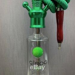 Ciroc Vodka Apple 1L Bottle Hookah With 16 Color Changing Led Stand With Remote