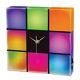 Color Changing Led Light Show Panel Cube Wall Clock
