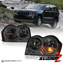 Color Changing LED Low Beam For 05-07 Jeep Grand Cherokee Headlights Assembly