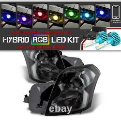 Color Changing LED Low Beam SO COOL 2003-2007 Cadillac Base Sport Headlight