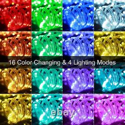 Color Changing Rope Lights 108 Ft 330 LED Outdoor String Lights With