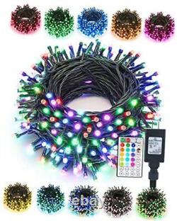 Color Changing String Lights with Remote Control/ Timing 180ft string lights