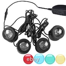 Colour Changing LED Submersible Garden Pool Fountain Lamp Underwater Spot Lights