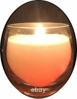 Colour Changing Wax Glass Candle Gift Diwali LED Light Up Christmas Winter