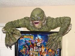 Creature From the Black Lagoon Pinball Topper CHANGE LED EYE COLOR WITH REMOTE