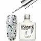 Crystal-g Confetti Sequins P-rangep08-silver Illusion Uv/led Gel Nail Polish