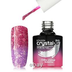 Crystal-G Colour Change Range TH45-PURPLE RAIN 8ml UV/LED Gel Nail Polish