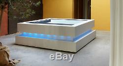 Cube hot tub, luxury spa, Korion surrounds, wifi, Bluetooth, LED system