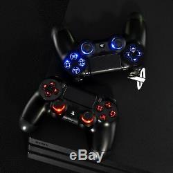Custom PlayStation 4 Controller LED color changing buttons 7 colors (PS4)