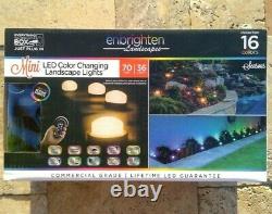Enbrighten Landscapes Path Lights 36 Mini Lights 70ft LED Color Changing