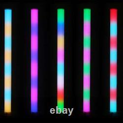 Equinox 4 Pack Pulse Tube LED Rainbow Colour Changing DJ Disco Party Light FX