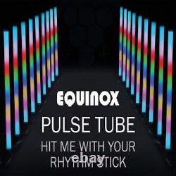 Equinox 4 Pulse Tube Lithium LED Rainbow Colour Changing DJ Disco Party Light FX