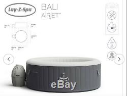 FREE FAST DELIVERY NEW Sealed Lay Z Spa Bali LED Hot Tub Summer Essential