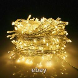 Fairy String Lights 10M 50LED Mains Plug In Christmas Tree Indoor Outdoor Light