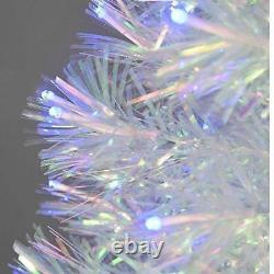 Fibre Optic Christmas Tree Xmas LED Lights Multi Colour Changing 3FT/5FT/6FT/7FT
