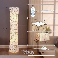 Floor Lamp 61 Tall lamp with Remote Control Adjustable 10 Levels Brigh 100 Watt