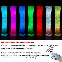 Floor Lamp, CHIPHY 64 Tall Lamp, 7 Colors Changing LED Bulbs