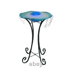 Floor Mist Fountain with 12 Color Changing LED lights and Inline Control, 27