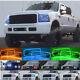 For 05-07 Ford F-250 Multi-color Changing Shift Led Rgb Headlight Halo Ring Set
