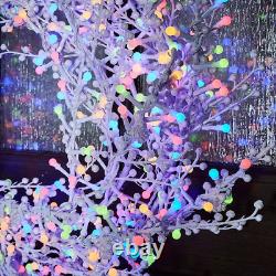 GE 28-in Hanging Wreath Hanging Decoration with Color Changing LED Lights