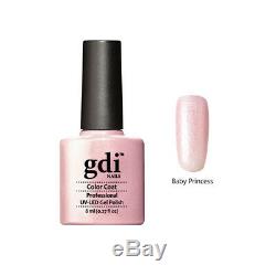 Gdi Fine Glitter/Shimmer Range R06 Baby Princess UV/LED Gel Nail Polish