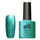 Gdi Fine Glitter/shimmer Range R25 Turquoise Beau Uv/led Gel Nail Polish