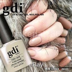 Gdi NUDE COLOURS Range, UV/LED soak off gel nail polish varnish, 100% UK BRAND