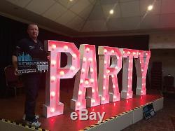 Giant LED Illuminated Letters Carnival Marquee RGB Colour Changing NEW PRICE