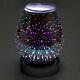 Glass 7 Led Colour Changing Led Aroma Diffuser Electric Wax Melt Oil Burner