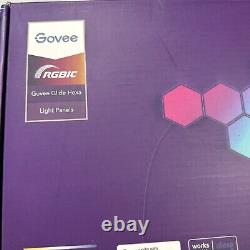 Govee Glide Hexa Light Panels, RGBIC LED Hexagon Wall Lights, Wi-Fi Smart 10pack