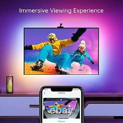Govee Immersion WiFi LED TV Backlights with Camera, Smart RGBIC Ambient TV Light
