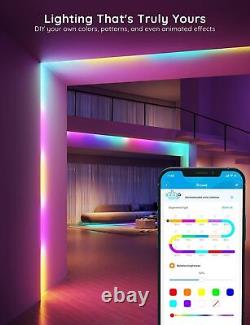 Govee LED Strip Light 5m, Works with Alexa and Google Assistant, Smart RGBIC