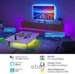 Govee LED Strip Lights 5m, Smart WiFi APP Control RGB Colour Changing Music Sync