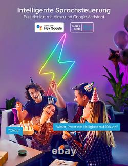 Govee Neon LED Strip 3M Smart-Home App Musik Sync Alexa Google Assistant RGB NEU