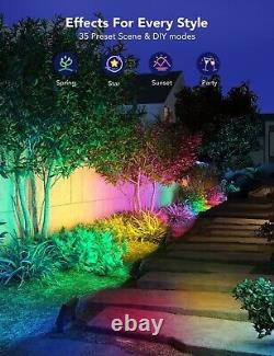 Govee Outdoor Lights RGBIC Flood Lights, LED Landscape Lighting with 28 Scene