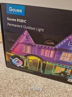 Govee Permanent Outdoor Lights 100 ft, Smart RGBIC Outdoor Lights, 72 Scene Mode