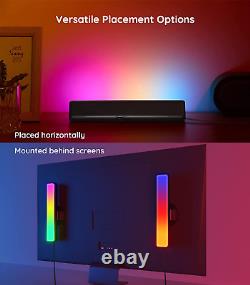 Govee Smart Light Bars, RGBICWW Smart LED Lights with 12 Scene Modes and Music M