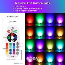 GreenClick Garden Spike Lights Color Changing Garden Lights Mains Powered RGB