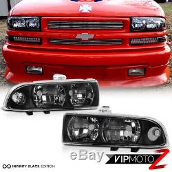 Headlights Corner Assembly Chevy 98-04 Blazer S10 Color Changing LED Low Beam