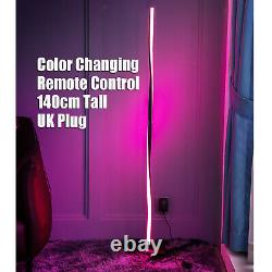 Helix Color Changing RGB LED Corner Floor Lamp Pole Light Living Room Modern