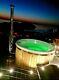 Hot Tub Deluxe 316ansi Wood Fired Heater Jacuzzi Led Spa Cover